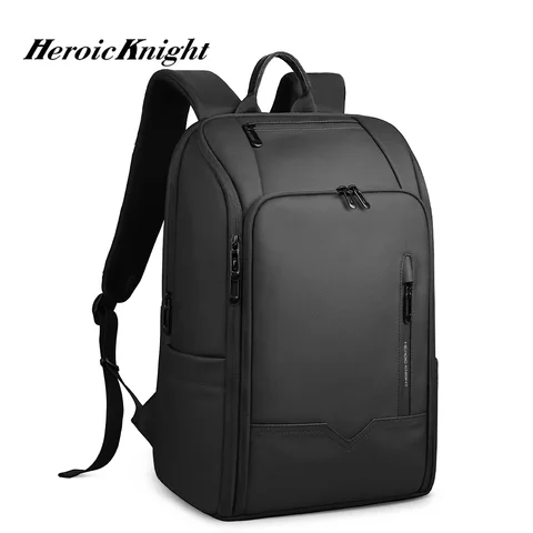 Zaino per laptop da lavoro con ricarica USB Heroic Knight Zaino da viaggio multitasche di grande capacità Zaino da uomo alla moda impermeabile