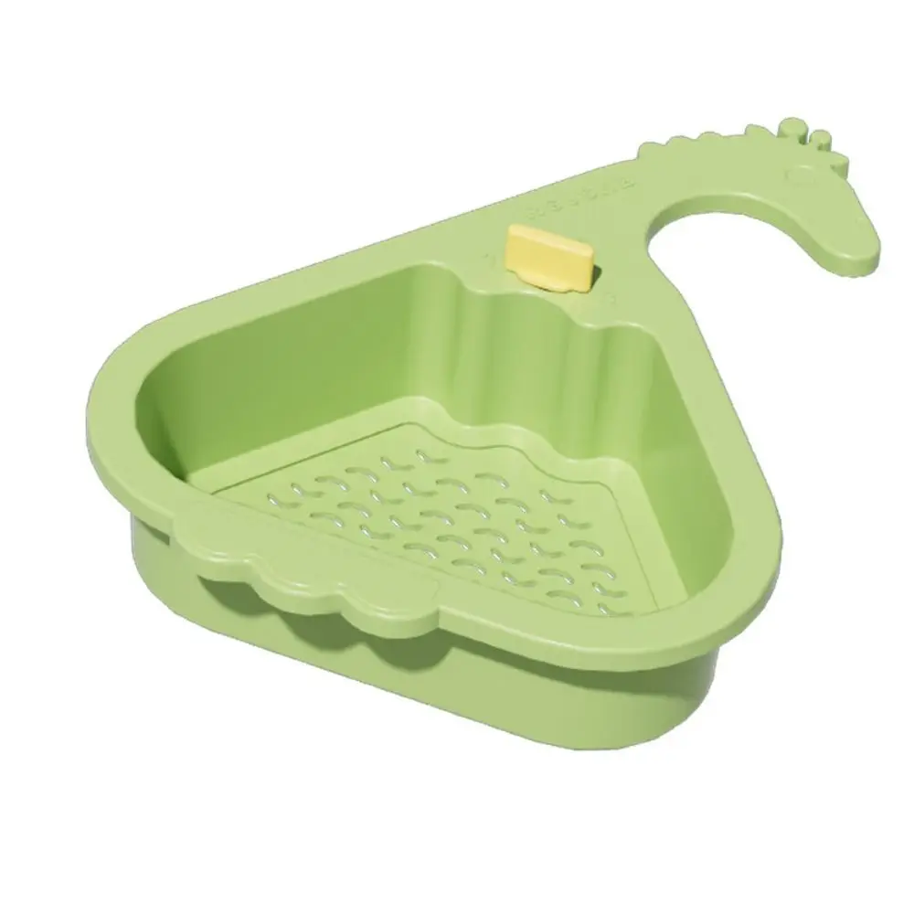 Punch-free Sink Drain Basket Triangular Creative Multi-functional Pool Quickly Drain Openable Bottom Cover Triangle Food Filter