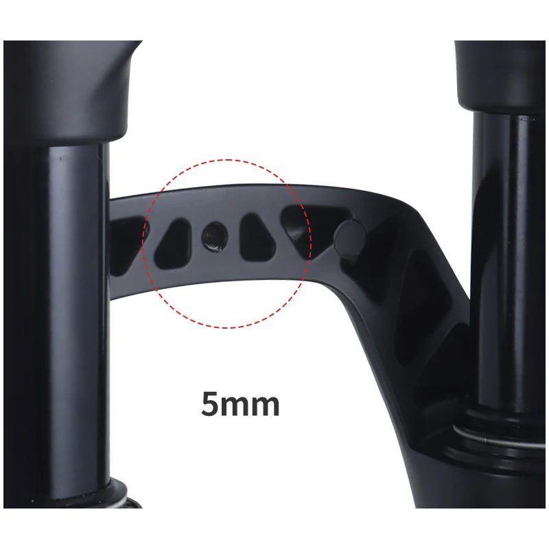 Bolany-700C Fork ,Off-Road Bike Air Suspension Fork, Magnesium Alloy, 60mm Travel Shock Absorber, 12x100mm Barrel Axle Fork