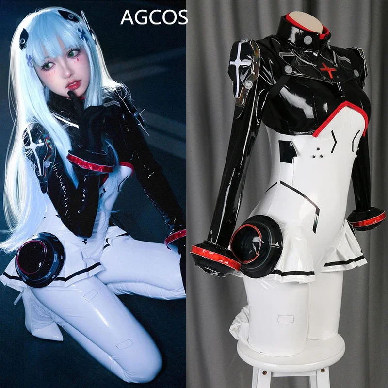 Agcos girls frontline hk441 doujin Eva cosplay costume woman leather jumtuits game clothes Sexy Cosplay