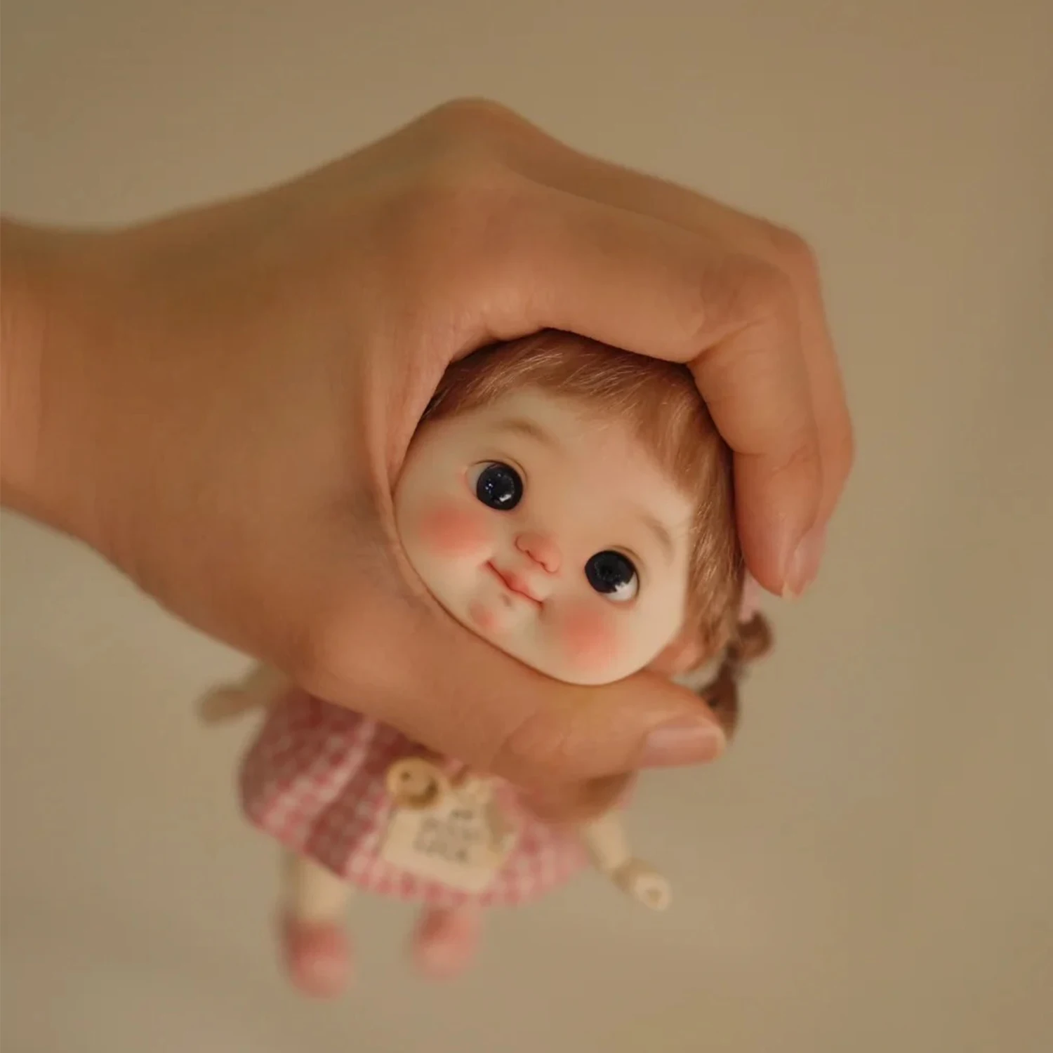 PreOrder NaiTZ Bjd Doll 1/11 Nude Doll  Anime Little Fat Face Pursed Lips Smil Expression Head ShugaFair Ball Jointed Dolls