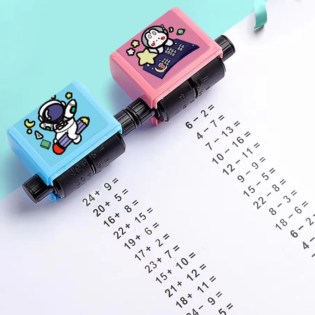 Math Practice Number Rolling Stamp Addition And Subtraction Question Stamp Within 100 Pupils Maths Questions Digital Roller Type