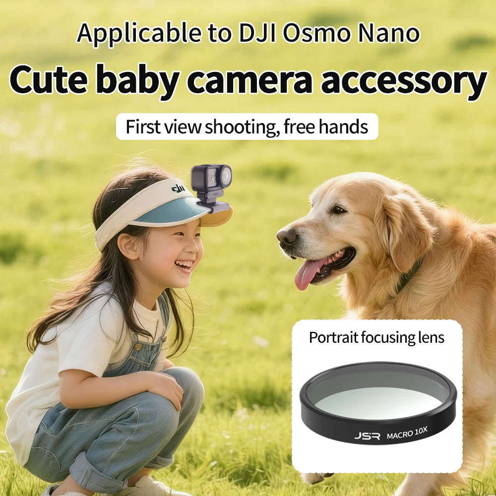 

For Insta360 GO Ultra filters, cute children, mosquito perspective, portrait focus lens, vlog, macro photography accessories.