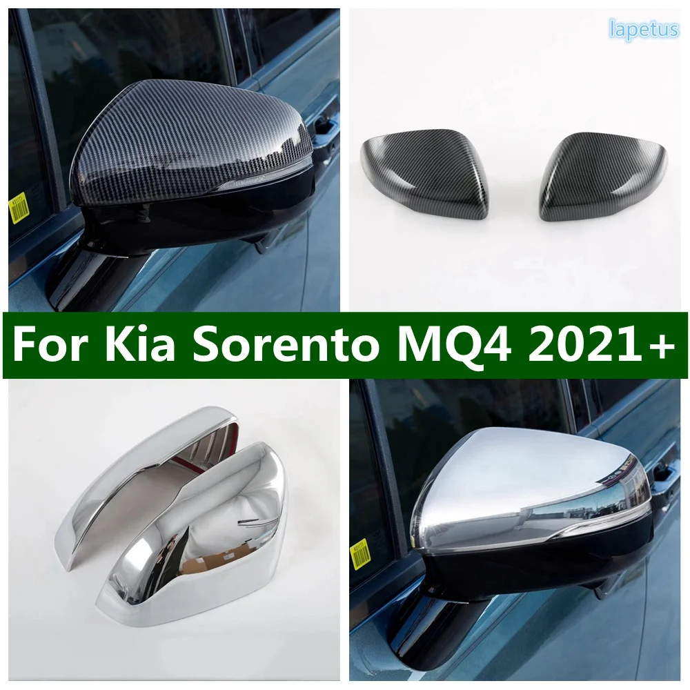 

Outside Door Rearview Mirror Decoration Frame Protector Shell Cover Housing Trim For Kia Sorento MQ4 2021 - 2023 Car Accessories