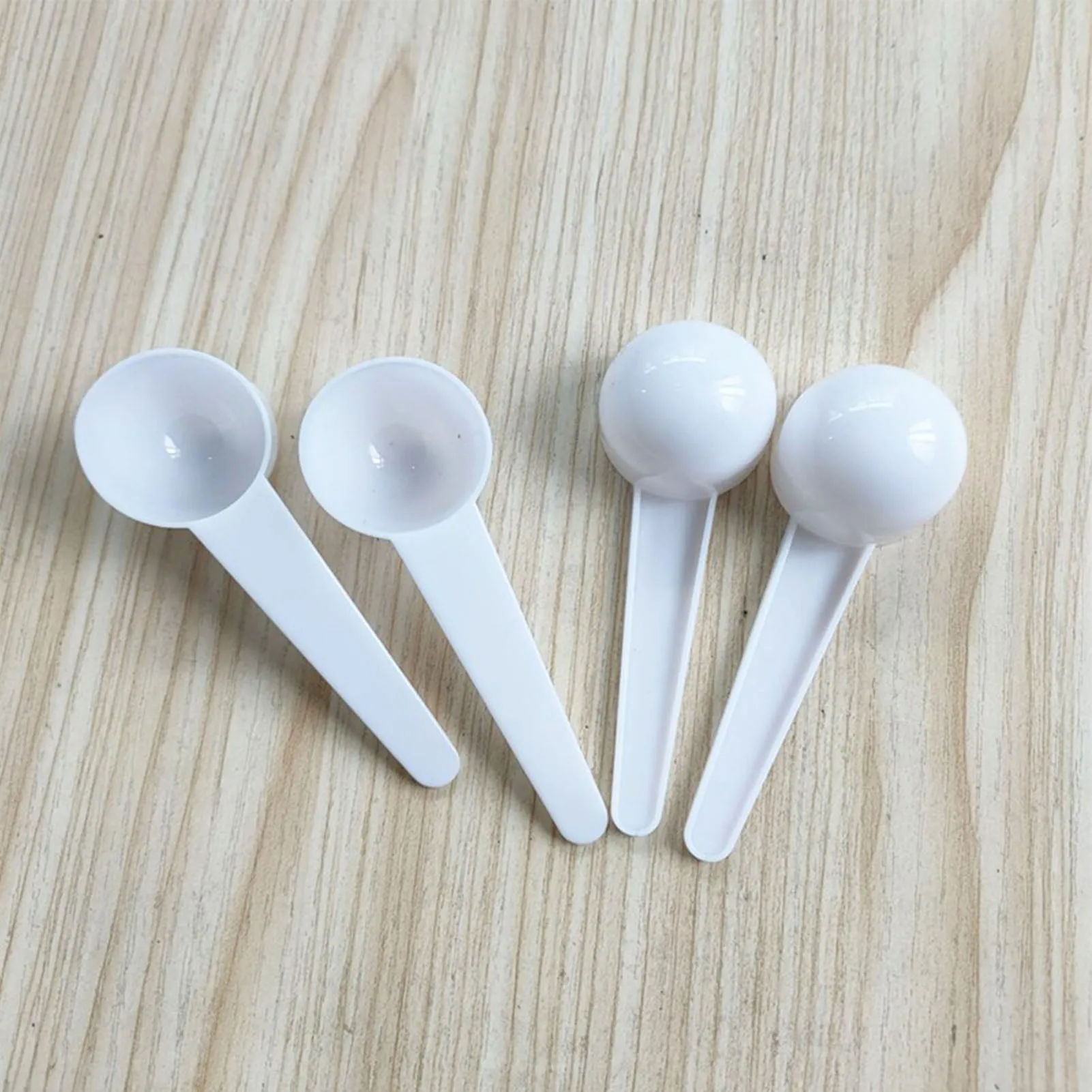 Cucharas medidoras de alta precisión, cuchara de leche en polvo, Mini cucharas de fondo redondo para viajar, 1g