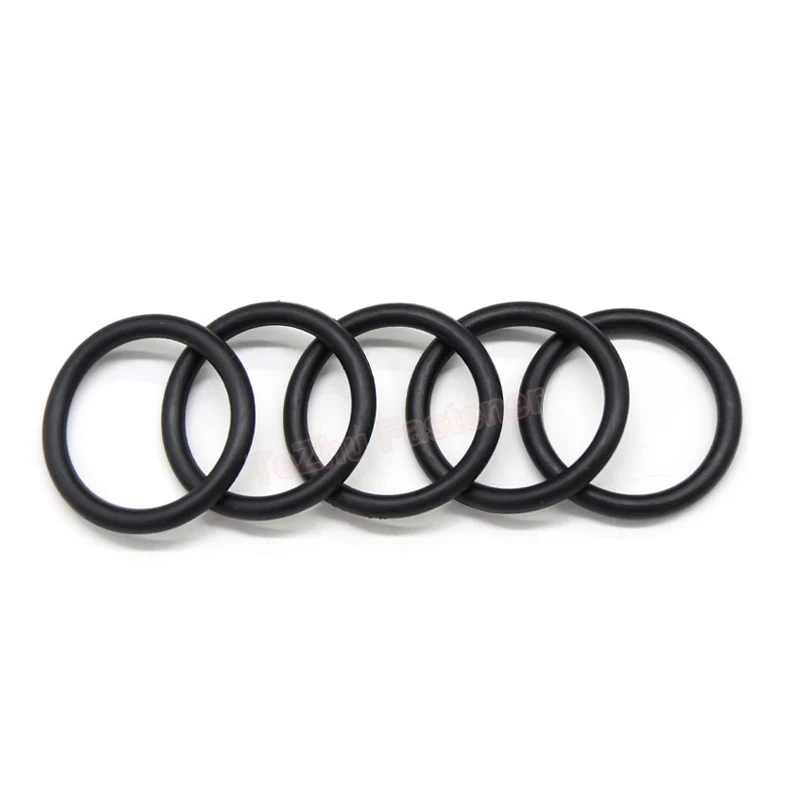 CS 1.5mm O-Ring NBR O Ring Sealing Gasket OD 4mm-103mm Black Nitrile Rubber Spacer Oil Resistance Washer Round Shape High Temp