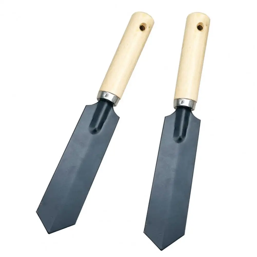 Efficient Soil Loosening Tool Durable Steel Garden Shovel Spade Set with Wood Handles for Planting Weeding Digging for Soil