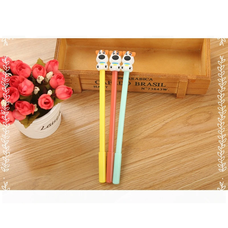 24pcs Cute Cartoon Dog Gel Pens for Stationery Lovers