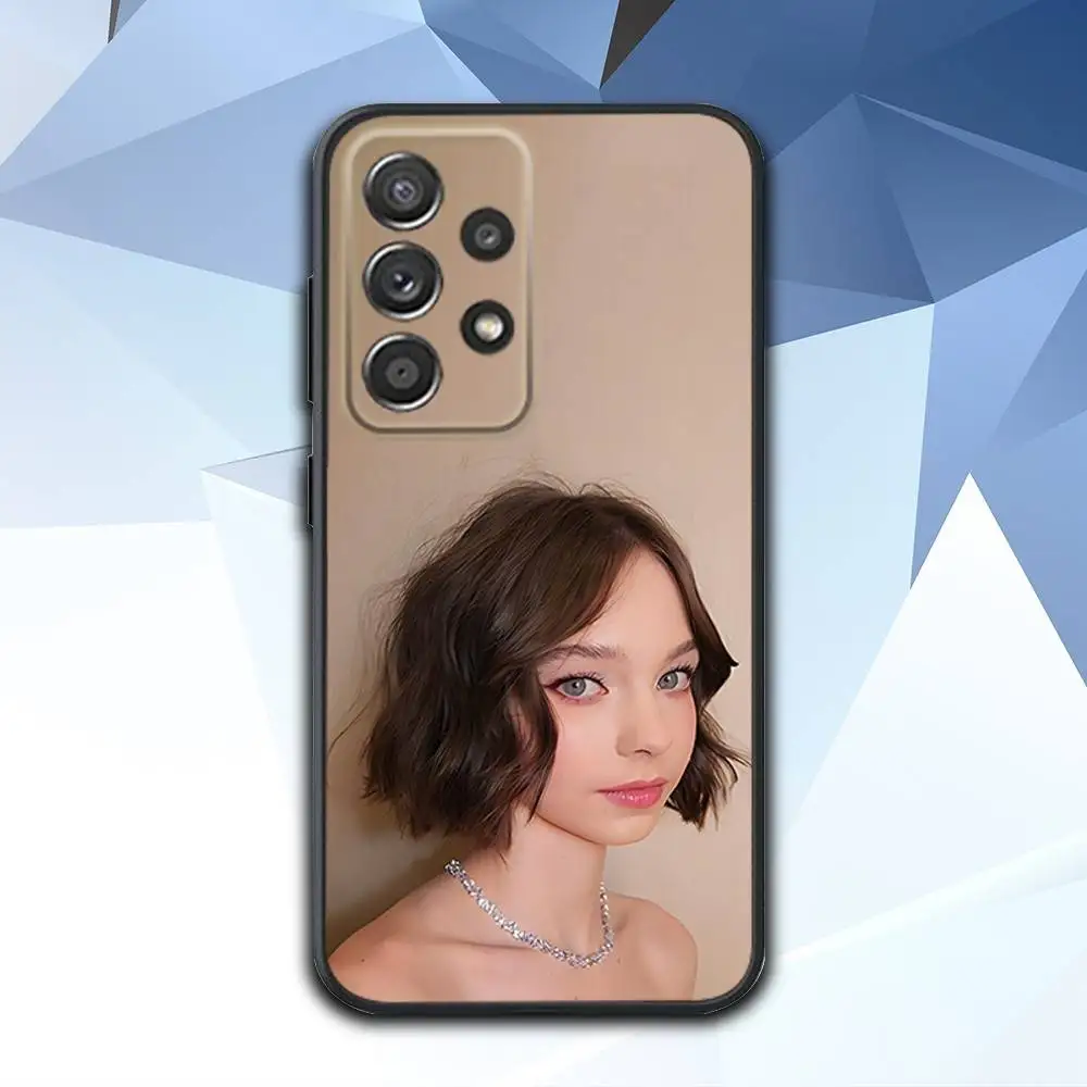 حافظة هاتف لهاتف سامسونج S 25,24,23,22,30,21,10,9,Ultra,Plus,Lite,FE,4,5 G حافظة Soft E-Emma Actor M-Myers باللون الأسود