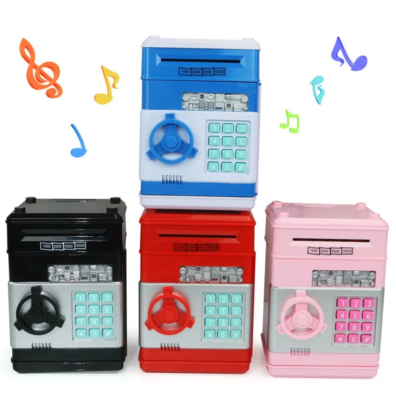 Creative Electronic Piggy Bank ATM Password Money Box Cash Coins Saving Box ATM Bank Machine Safe Box Child Gift