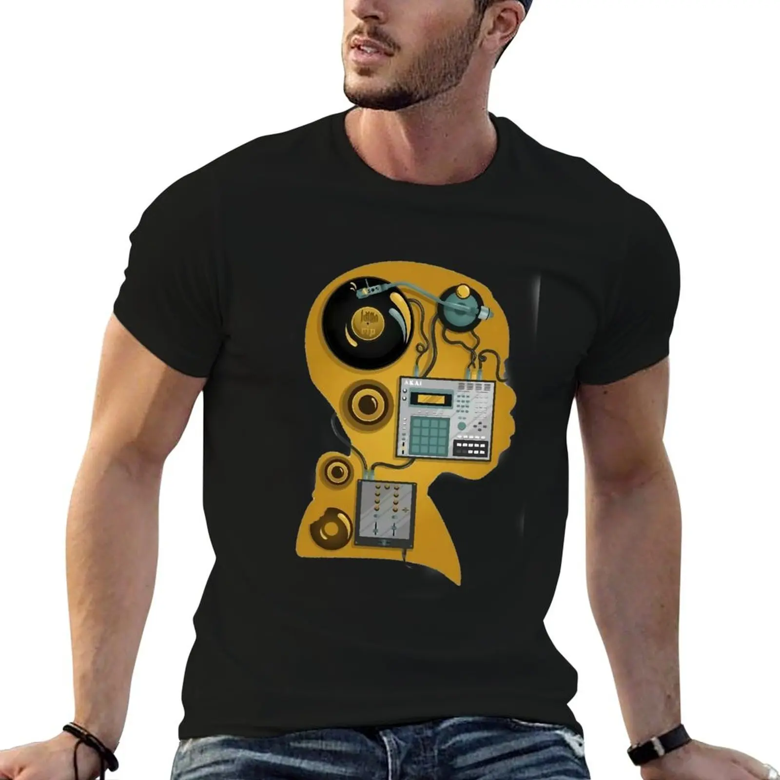 

J dilla dj T-Shirt man t shirts graphic men t shirt cotton 100% T-Shirt