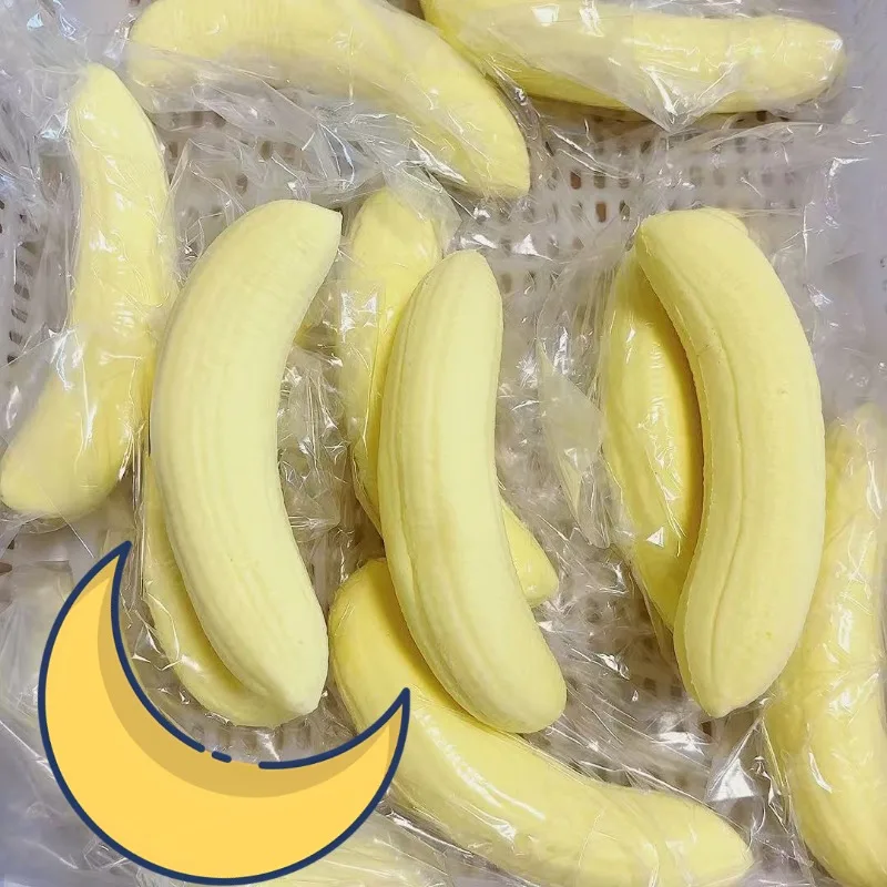 1 قطعة لعبة الموز اسفنجي بطيئة الارتفاع الأصفر الموز اللحم انتعاش ضغط لعبة مكافحة الإجهاد الإصدار الكرة اليد الاسترخاء هدية سوبر لينة