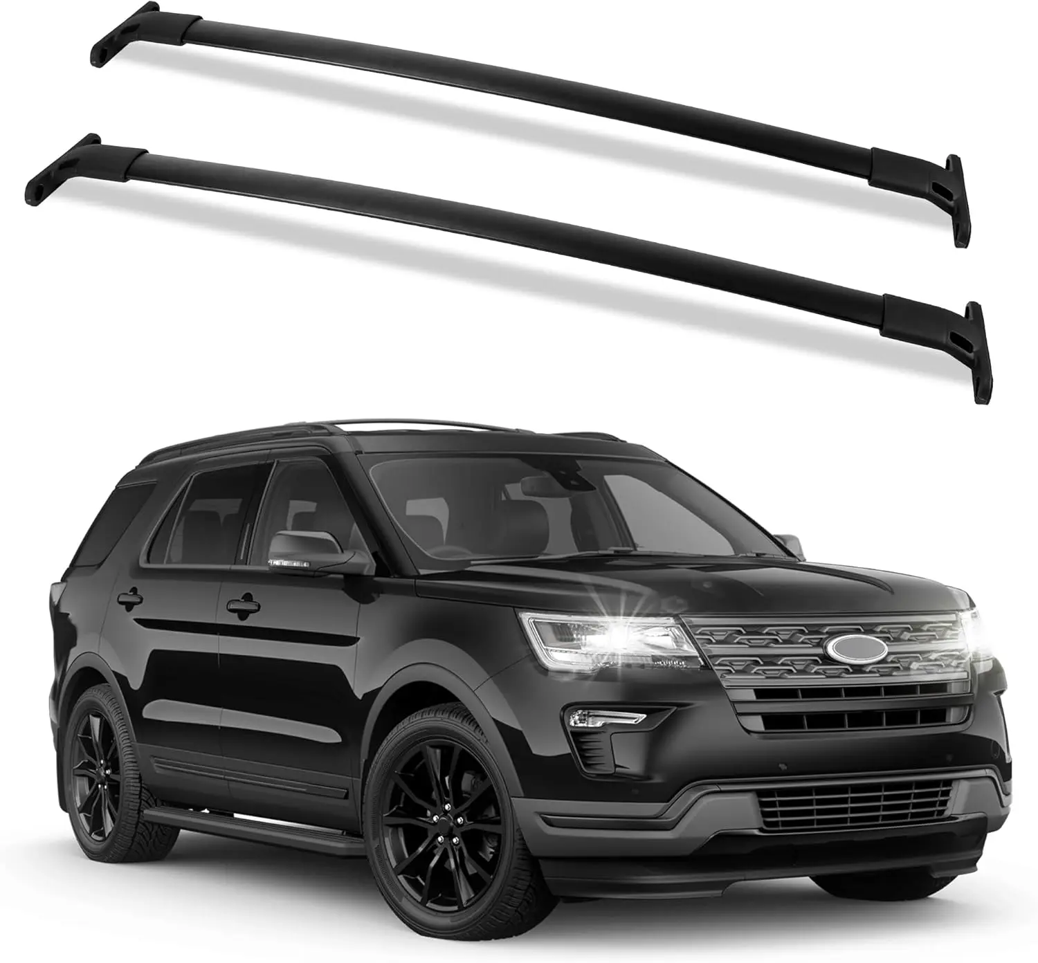 

Universal Roof Rack Crossbars for 2016-2019 Explorer, Cargo Carrier for Kayaks Bikes Snowboards