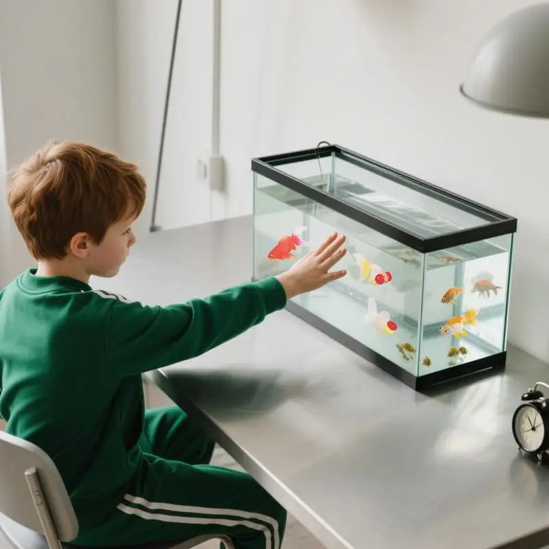 

Artificial Fish 4X Fish Ornaments Creative Floating Marine Animal Decoration For Display Home Garden Indoor Outdoor Fish Tank