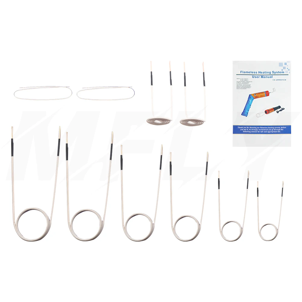 Rotatable Electromagnetic Induction Heater Kit Automotive 1100W Flameless Heat Induction Heating Machine 10Coils Car Repair Tool