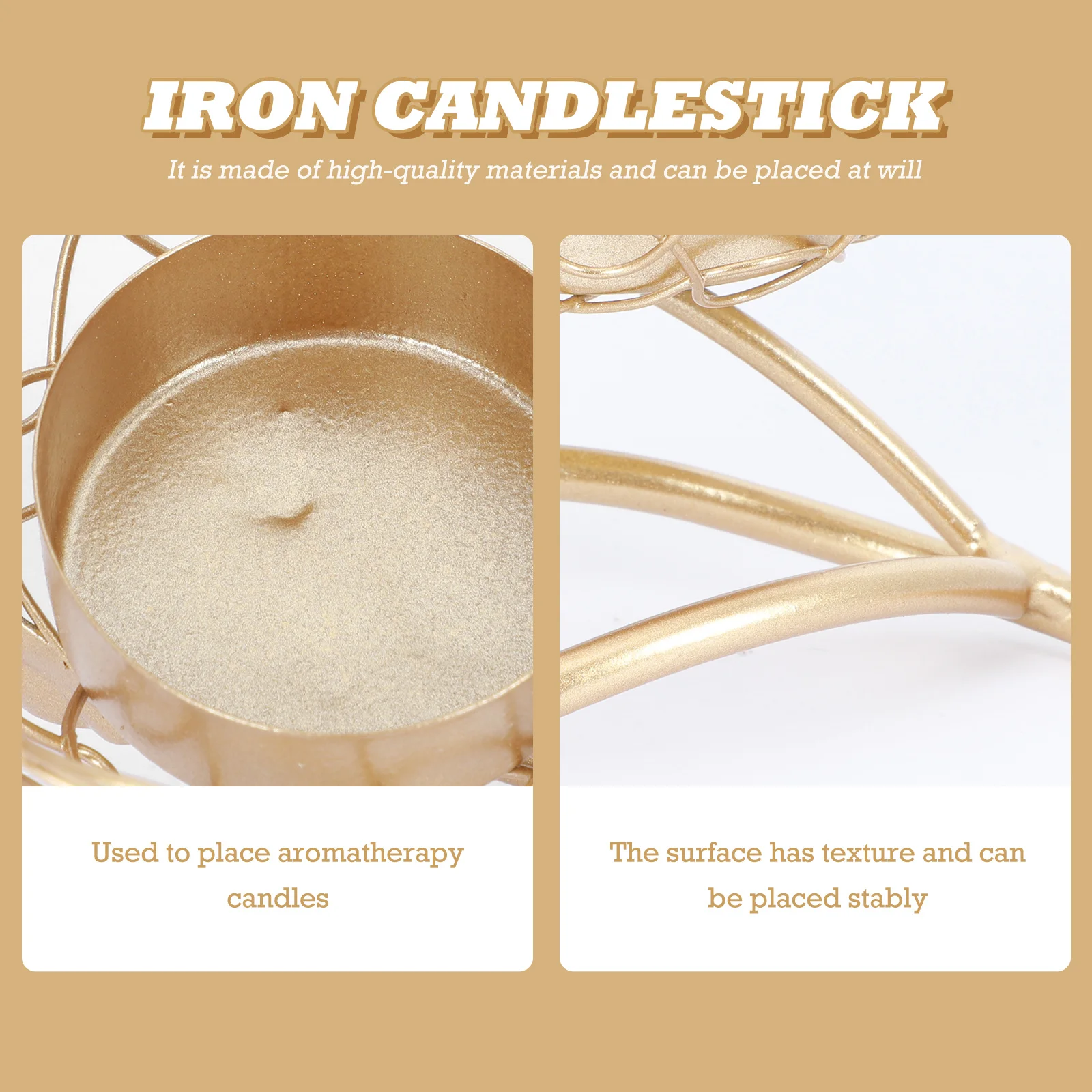 

1Pcs European Style Bird Candlestick Metal Stand with High Gloss Finish Decorative Candleholder for Wedding Aromatherapy