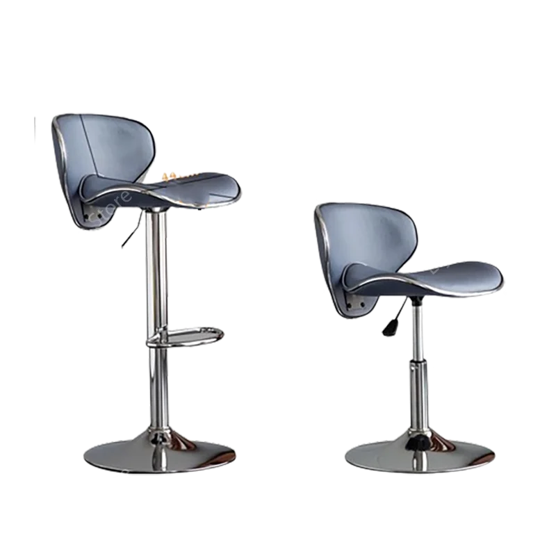 

Support Luxury Bar Chairs Nordic Designer Brown Bistro Office Adjustable Bancos Para Barra De Cocina Modern Furniture