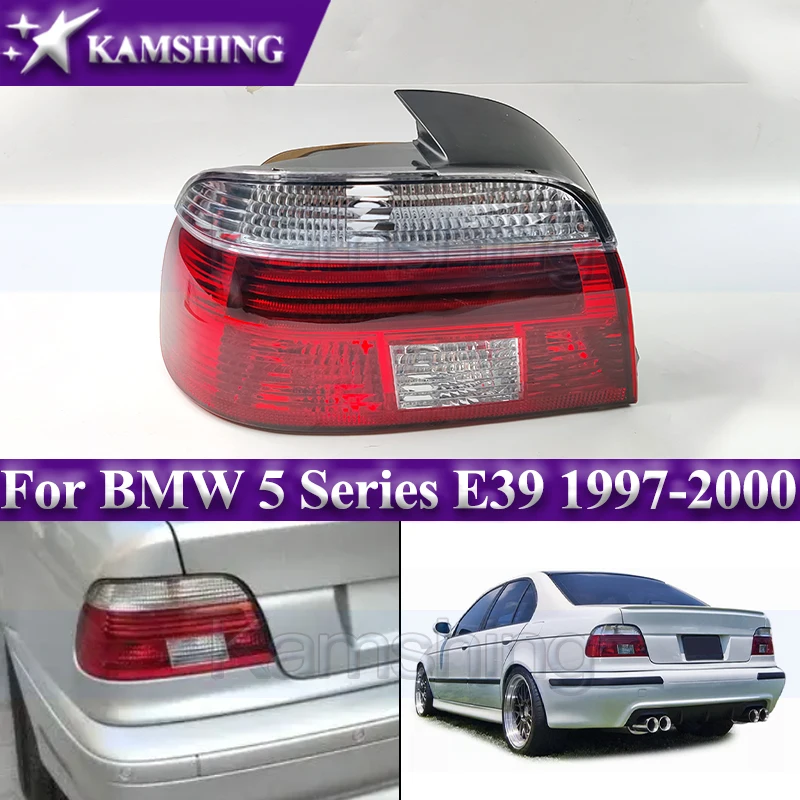 

Kamshing Rear Bumper Taillight For BMW 5 Series E39 530i 520i 528I 540i 1997-2000 Tail Light Taillamp Rear Brake Lamp Stop Light