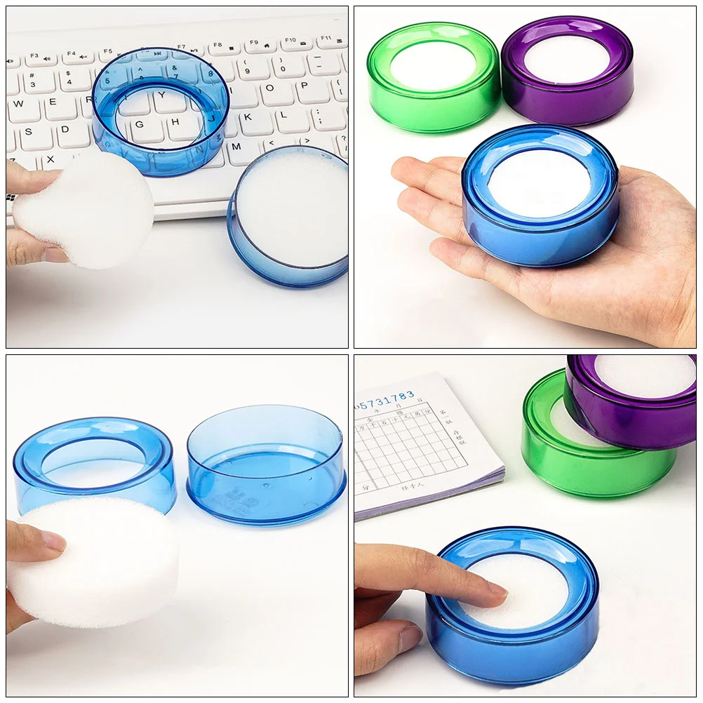 Counting Finger Sponges Hand Counting Tools Finger Damper Wet Sponge Professional Fingertip Moisteners For Bank Office