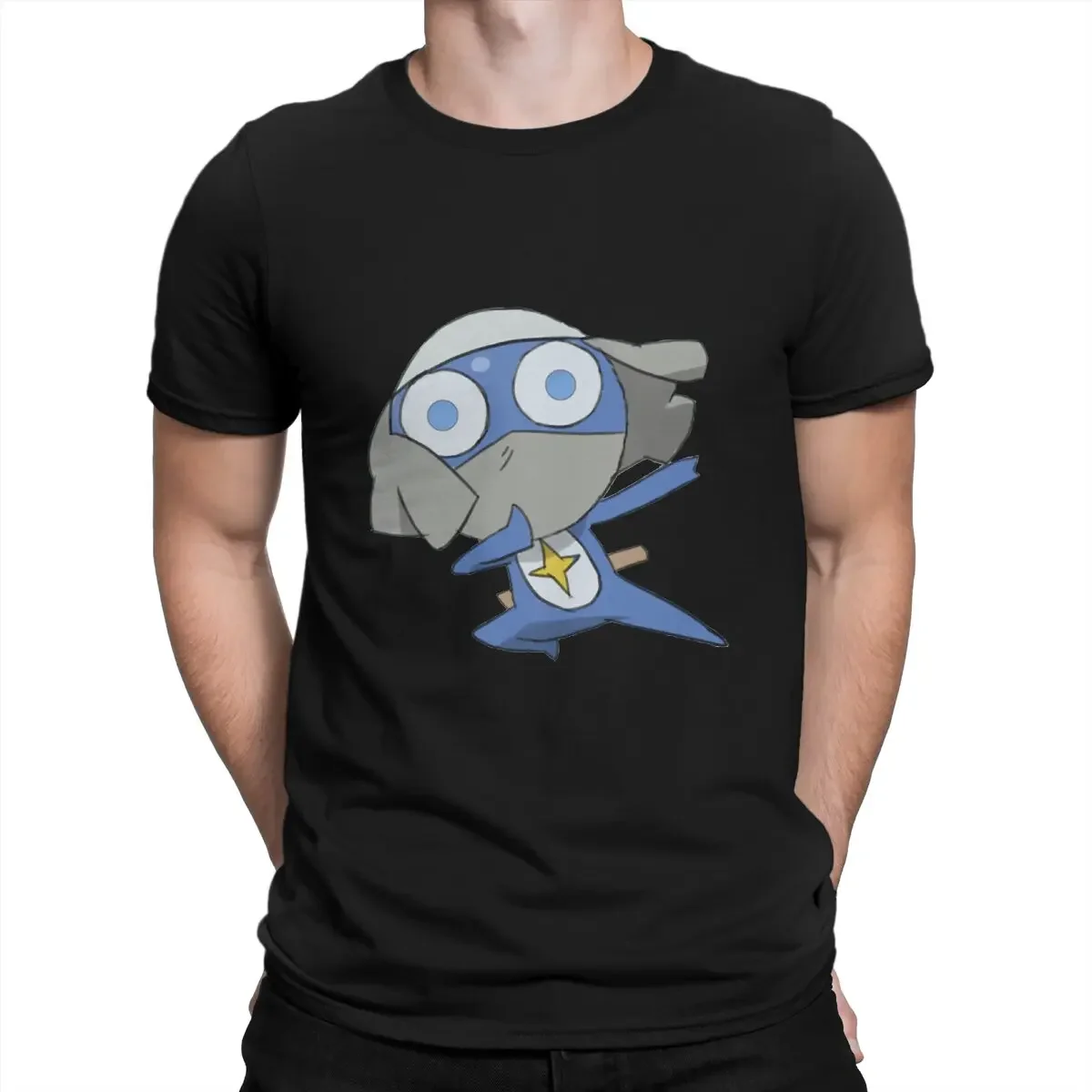 Camisetas De Dororo Kawaii para hombre, 100% algodón, manga corta, Sgt, Frog, Keroro, Gunso, Anime de dibujos animados, cuello redondo, regalo