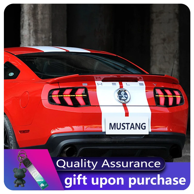 

Автомобильный задний фонарь для Ford Mustang 2010-2014, задний фонарь DRL, динамический светодиодный HID-проектор, объектив, автоинструменты, аксессуары