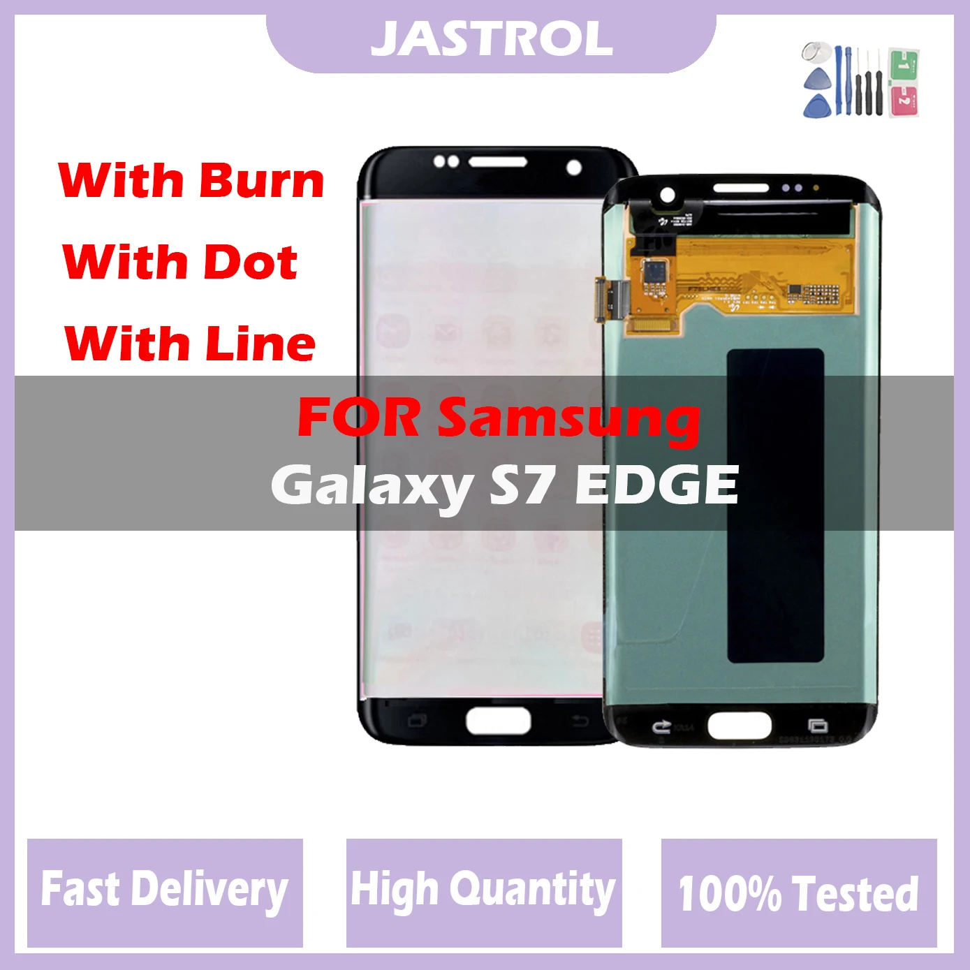 

Super Amoled LCD For SAMSUNG Galaxy S7 edge G935 G935F G935FD SM-G935FD Display Touch Screen Digitizer Assembly Replacement