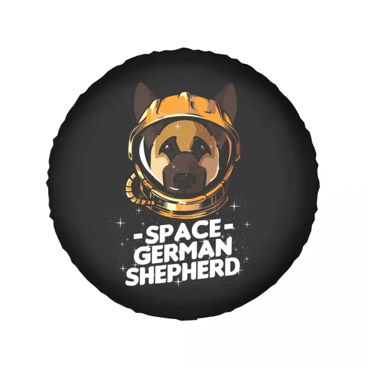 German Shepherd Love Spare Tire Cover for Suzuki Mitsubish Dog Alsatian Wolf Car Wheel Covers 14