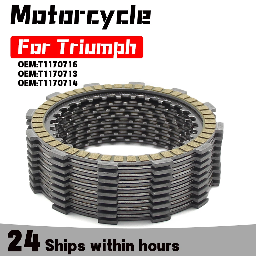 

Motorcycle Friction Clutch Plates For Triumph T595 Daytona 955i Speed Triple Sprint RS ST Tiger 900cc 955cc ( From Up to VIN )