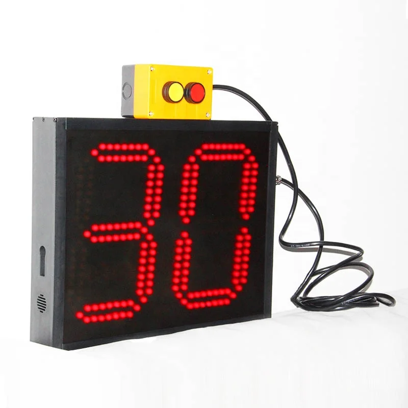hit productLed Digital Counter Custom Wall Mounted Countdown LED Shot Clock for Basketball
