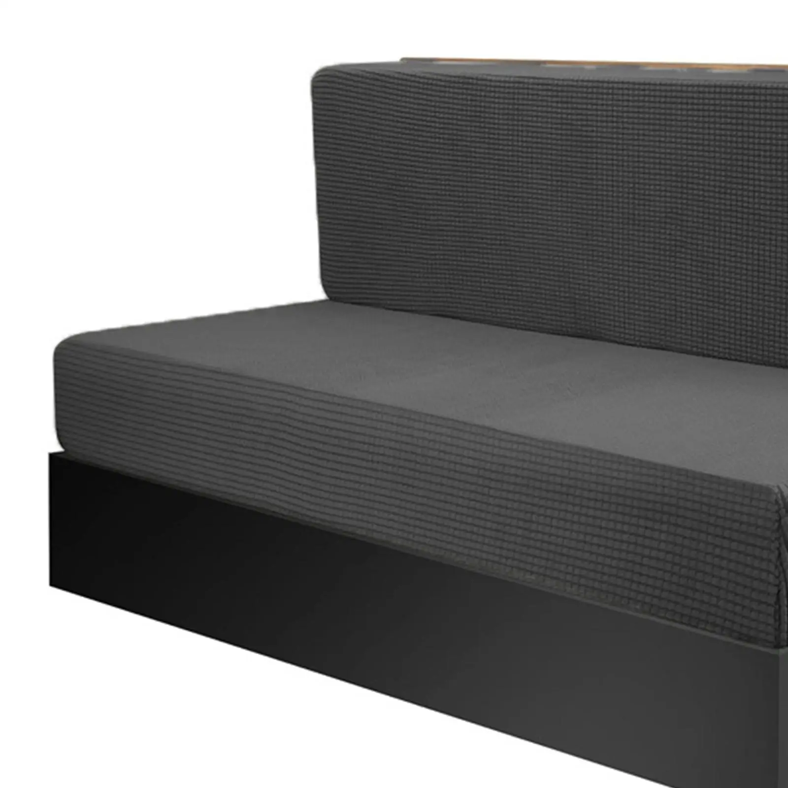 4 قطع من أغطية وسائد التخييم سهلة التركيب أغطية مقاعد RV ناعمة للمقطورات