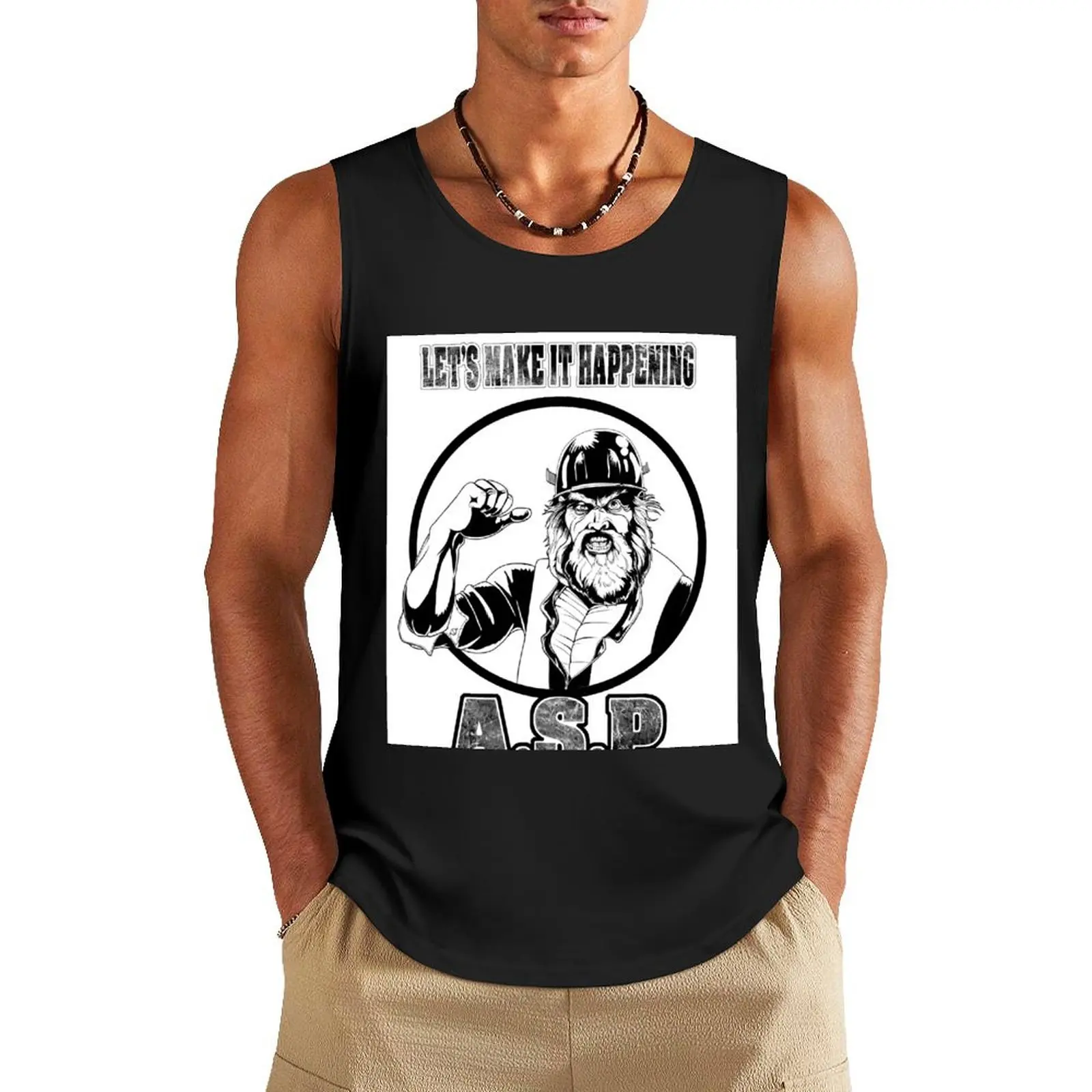 A.S.P Tank Top Body man sleeveless jackets