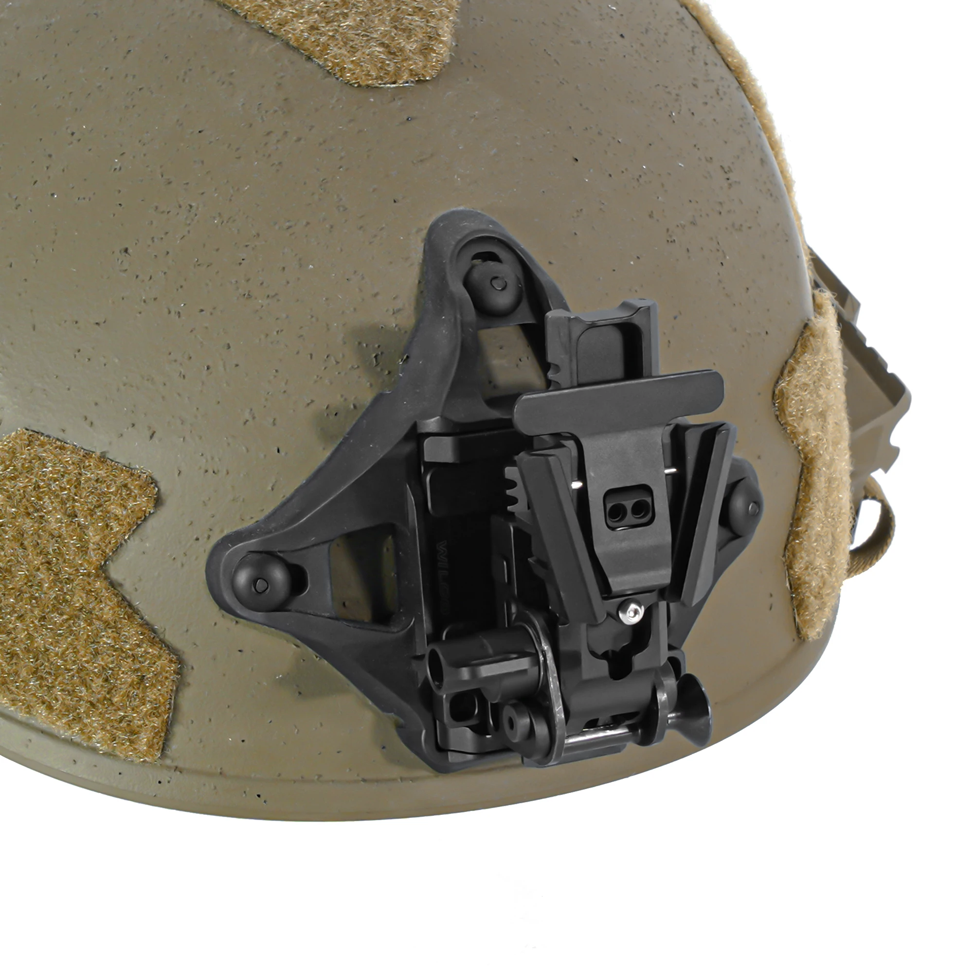 NI Alpha NVG Halterungsarm mit Schwalbenschwanzbefestigung, Ultraleichter Druckknopf-Freigabe Nachtsicht-Helmhalterung für PVS-14 PVS31 GPNVG-18 – Detail 13