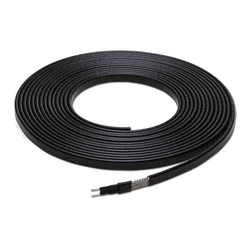 20W/m Low Temperature Self-regulating Heating Tape Snow Melting Drain Water Pipe Freeze Protection roof deicing Heat Cable