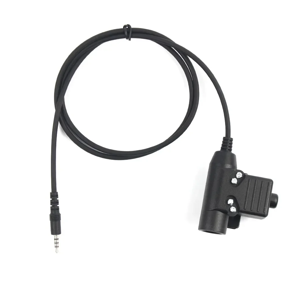 NATO Plug U94 PTT Headset Adapter Z113 Standaardversie 3,5 mm jack voor HTC mobiele telefoon