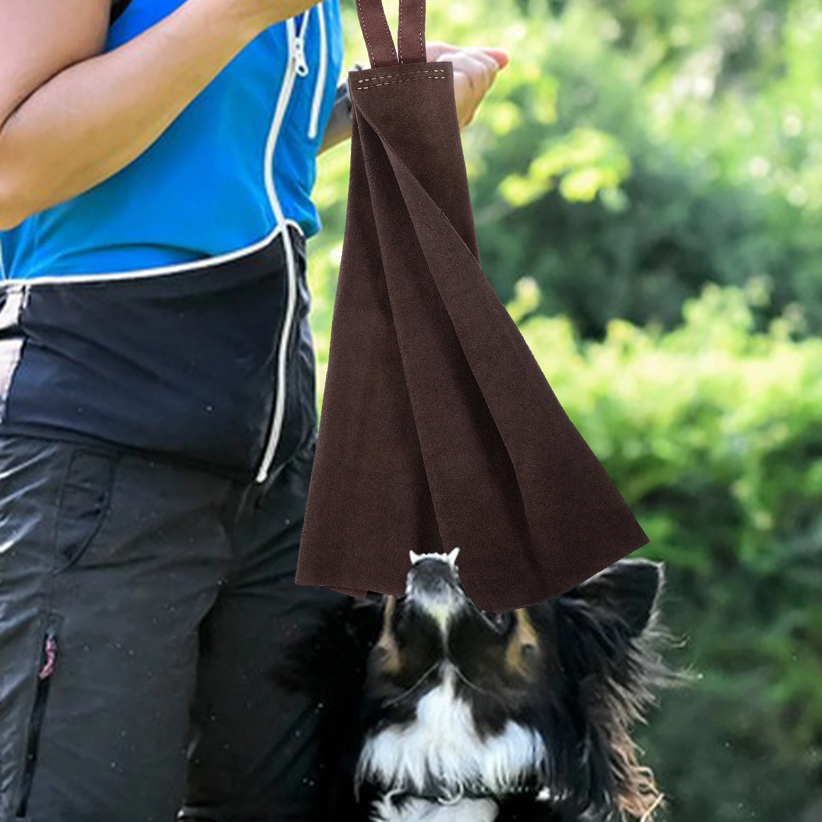 

Cowhide Bite Cloth Durable Dog Tug Toy Professional Training Rag Wear Resistant Boredom Reducer Pet Supply Dog Toy