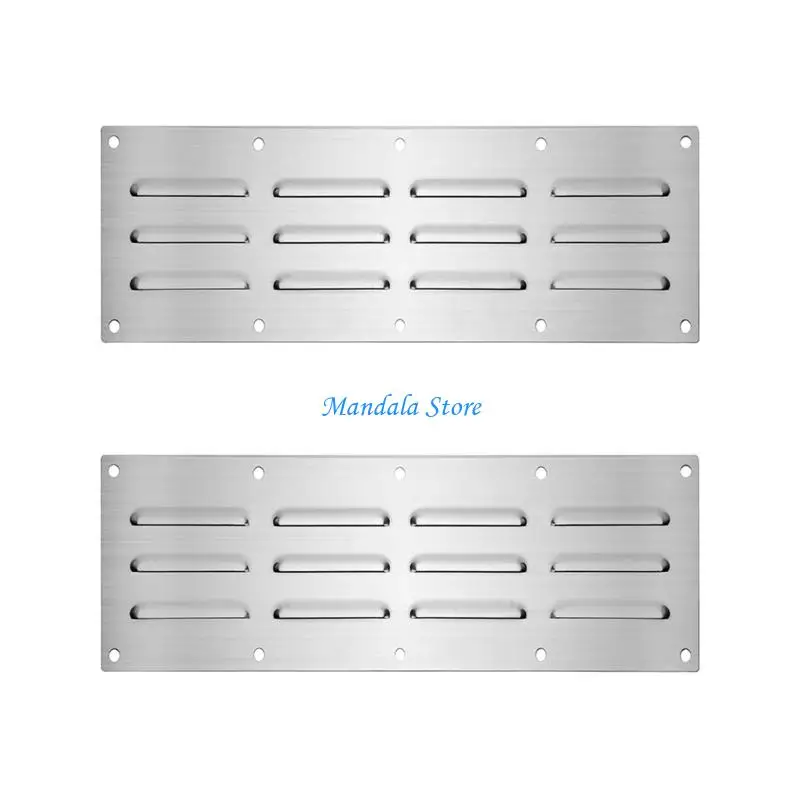 

U2JC Additional Ventilation Grates Set 2PCS Rustless Rustproof Face Tall Ventilation Efficiency