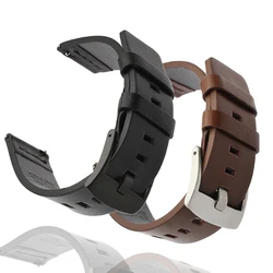 20mm Watch Band for Samsung Galaxy Watch SM-R810 42mm Leather Watch Strap for Galaxy Active 1 2 40mm 44mm/Gear S2 Classic Correa