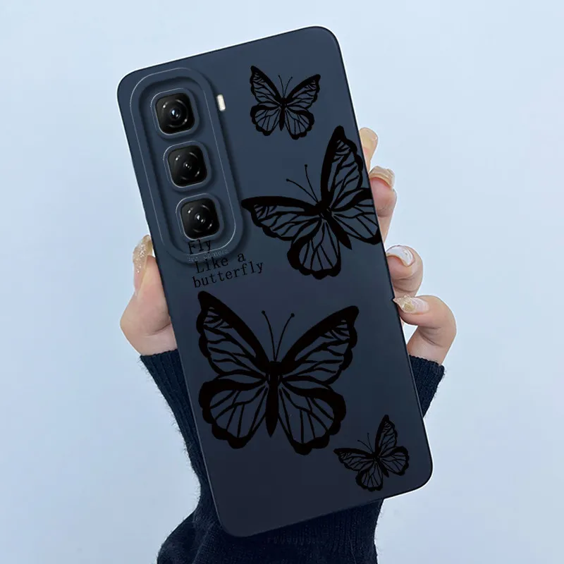 Casing For Infinix Hot 50 Hot50 4G 5G X6882 X6720 Phone Case Soft Silicone Sweet Lovely Fashion Painted Back Cover for Men Women