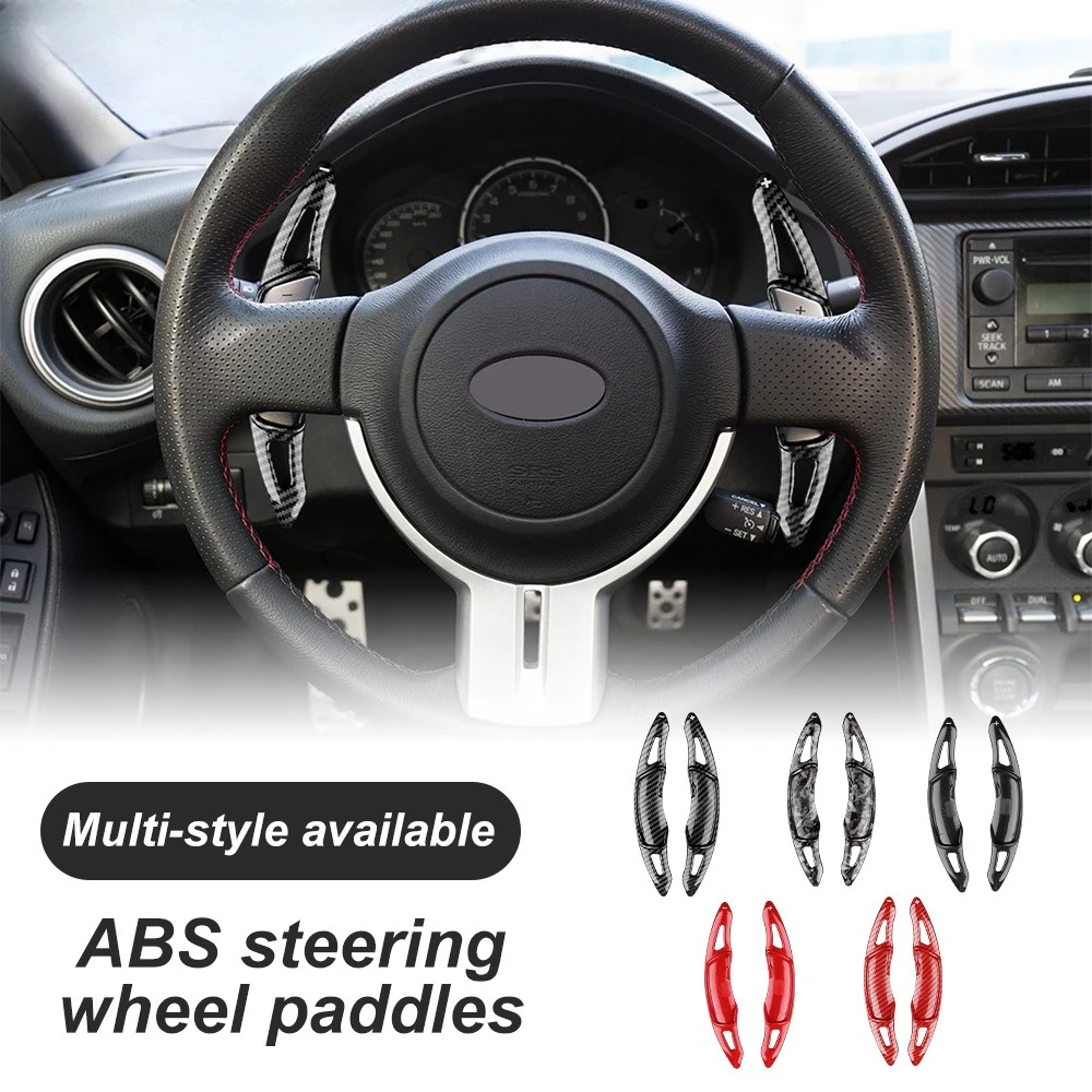 For Subaru New Model Universal Steering Wheel Paddle Shifters ABS With Hole Gear Shift Extensions Interior Accessories Styling