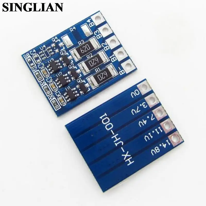 

10pcs 3 Series 11.1V 18650 Lithium Battery Equalization Board 12.6V Polymer Battery Equalization Board