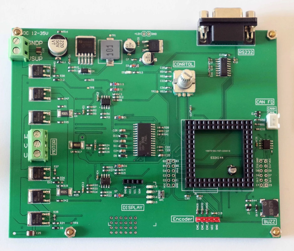 

Плата расширения S32k144FOC/FS32K144/Плата привода бесщеточного двигателя
