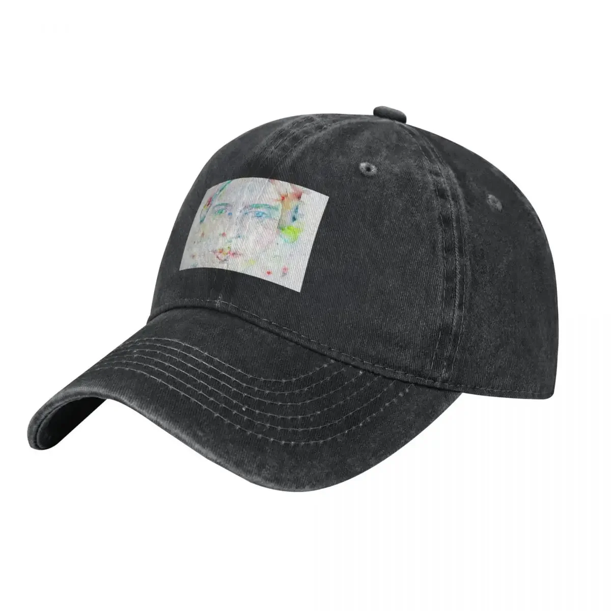 EMILY DICKINSON - watercolor portrait.2 Baseball Cap hard hat Sun Hat For Children Trucker Hat Golf Cap Ladies Men's