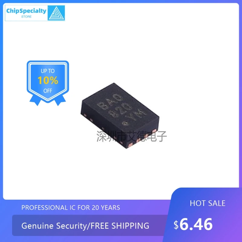 Pic10f200 mc-8 patch, original, autêntico, chip pic, dfn-8 pacote