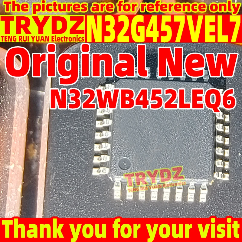 1pcs Original New N32G457VEL7 LQFP100 / N32WB452LEQ6 QFN88