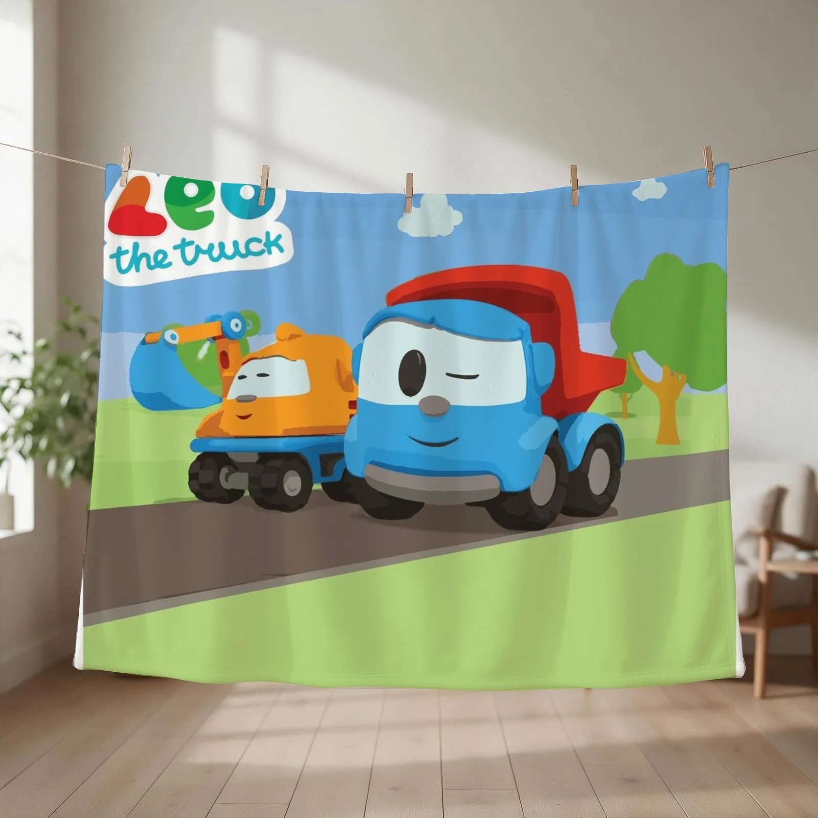 LEO and LIFTY Throw Blanket couch cozy soft plush fuzzy picnic outdoor blanket