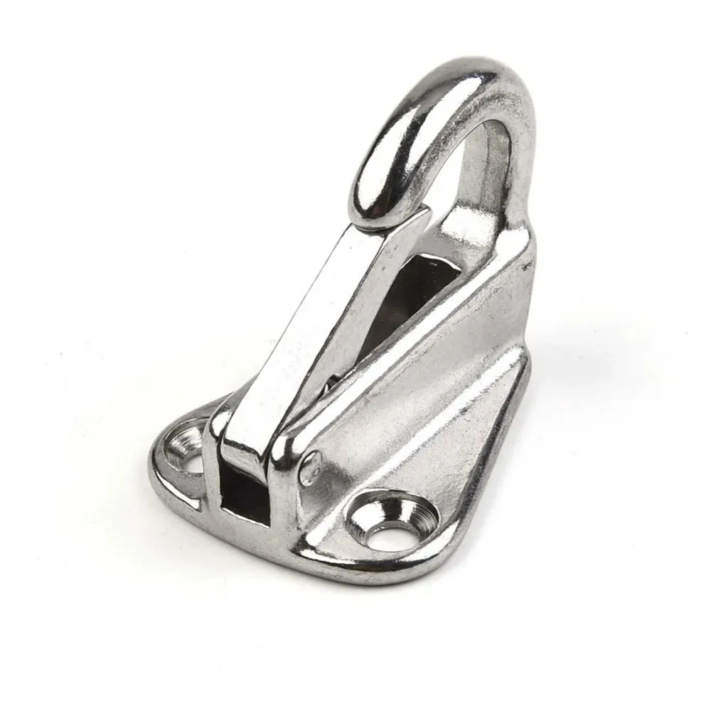 Durable Stainless Steel Marine Spring Snap Attach Rope Accessories Fender Hook Fender Boat Hardware