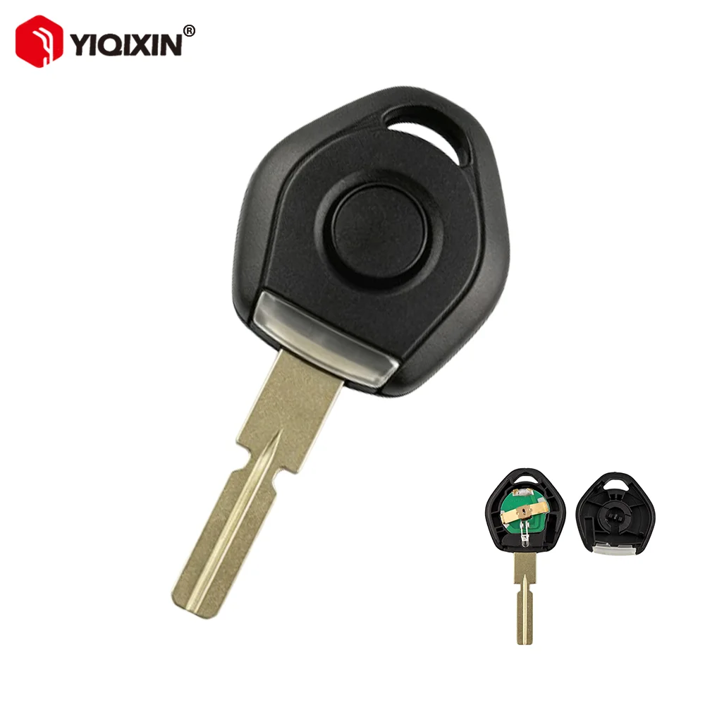 Car Key Shell For BMW 3 5 6 Series X3 X5 Z4 Z8 E36 E34 E38 E39 HU58 Uncut Blade With LED Light Old Style Transponder Key Case
