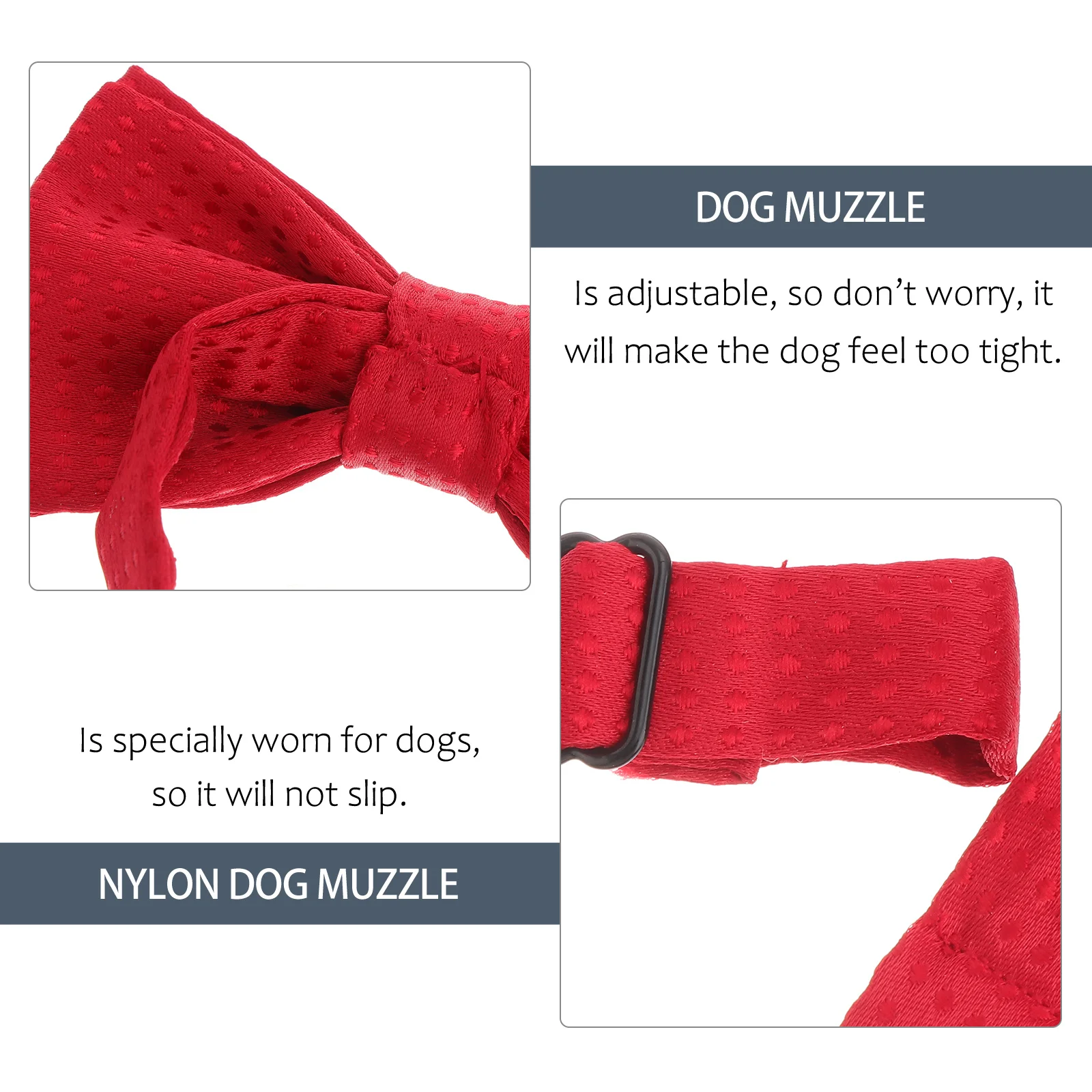 

Pet Bow Tie Adjustable Red Spotted Snap Buckle Quick Wear For Dogs Cats Bunnies Holiday Party Cosplay Pet Collar Accessory