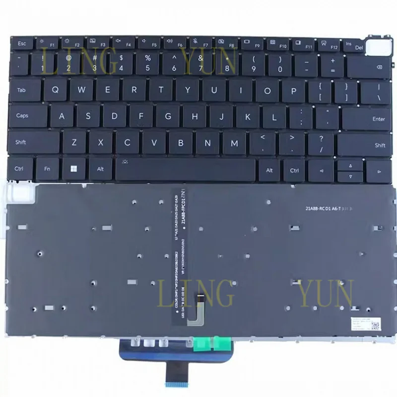 Z  FOR  Huawei MagicBook HGF-W56 HGF-W76 GLO-F76 GLO-F56 HGE-W56 US Backlit Keyboard