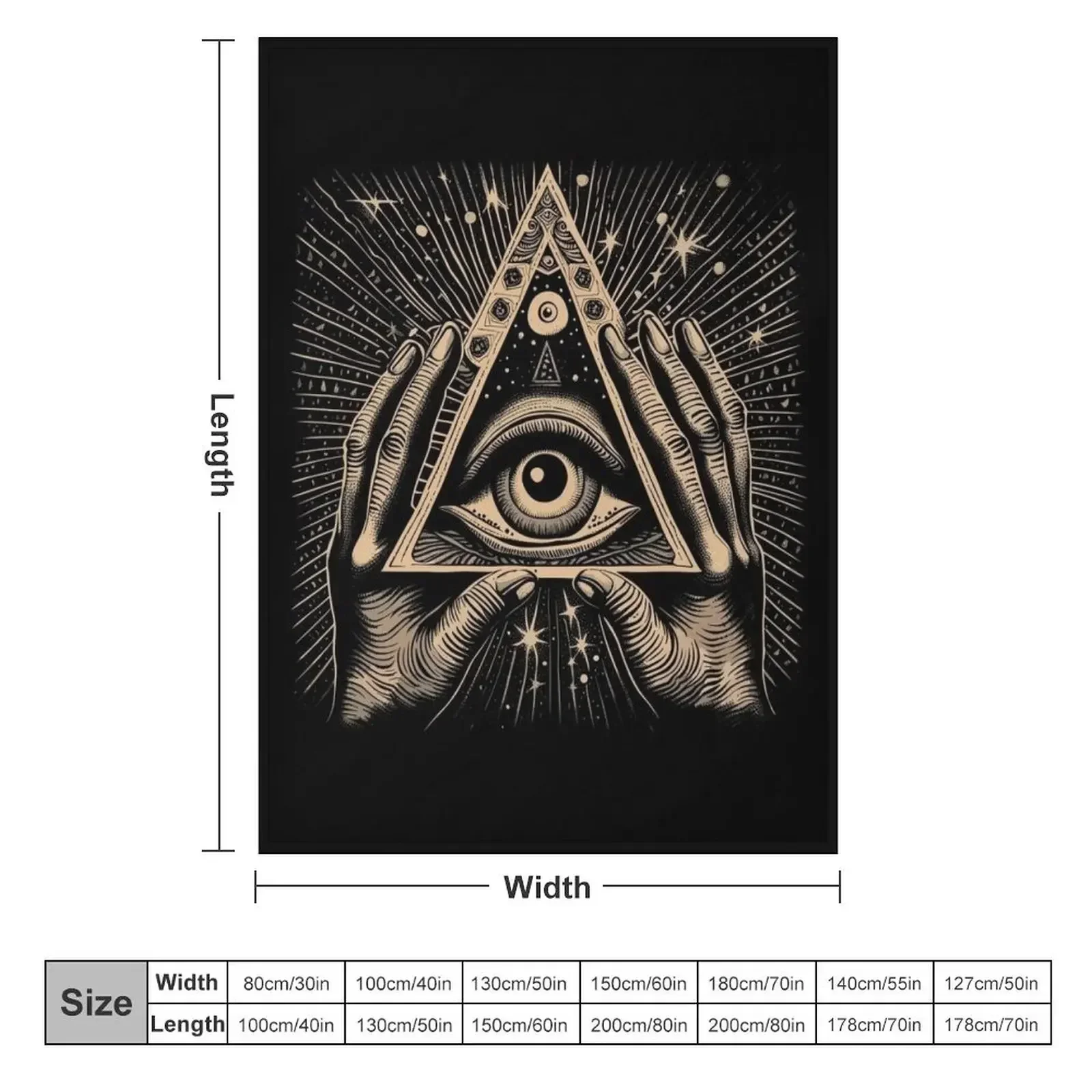 All Seeing Eye Throw Blanket Softest Comforter Cute Blankets